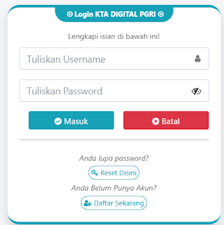Register PGRI Malaka - Persatuan Guru Republik Indonesia Cabang Kabupaten Malaka